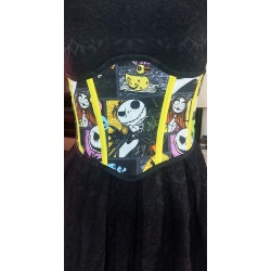 serre-taille corset mr jack l'étrange noël de monsieur jack nightmare before christmas disney tim burton pop culture