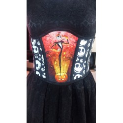 serre-taille corset mr jack l'étrange noël de monsieur jack nightmare before christmas disney tim burton pop culture