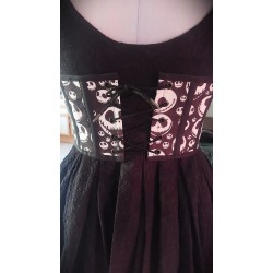 serre-taille corset mr jack l'étrange noël de monsieur jack nightmare before christmas disney tim burton pop culture