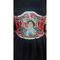 serre-taille corset belle la belle et la bete disney pop culture