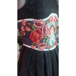 serre-taille corset belle la belle et la bete disney pop culture