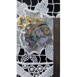 porte-clés acrylique holographique disney aurore