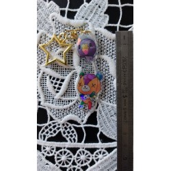 porte-clés acrylique holographique crossover pokemon animal crossing miro et baudrive