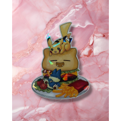 sticker pokemon pikachu ronflex goinfrex