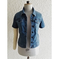 veste jean upcyclé personnalisée blanche neige disney snow white