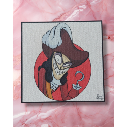illustration dessin print disney villains méchant crochet peter pan