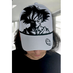 casquette peinte dragon ball son goku