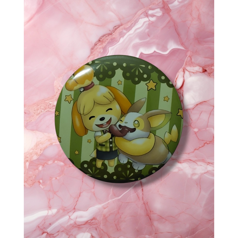 badge pokémon animal crossing marie voltoutou